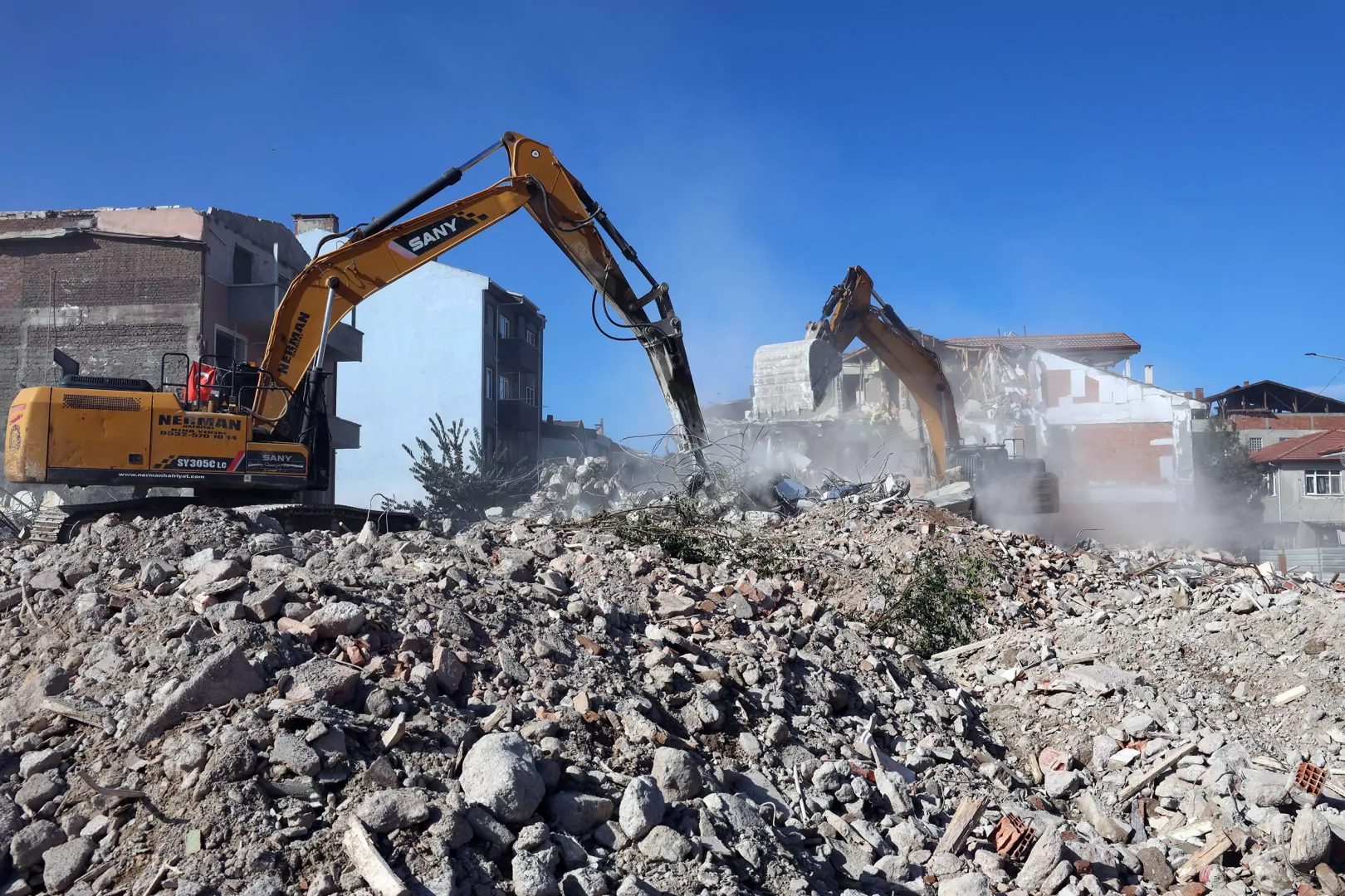 Sakarya’da Tığcılar kentsel dönüşümünde bir ayda 45 yapı yıkıldı