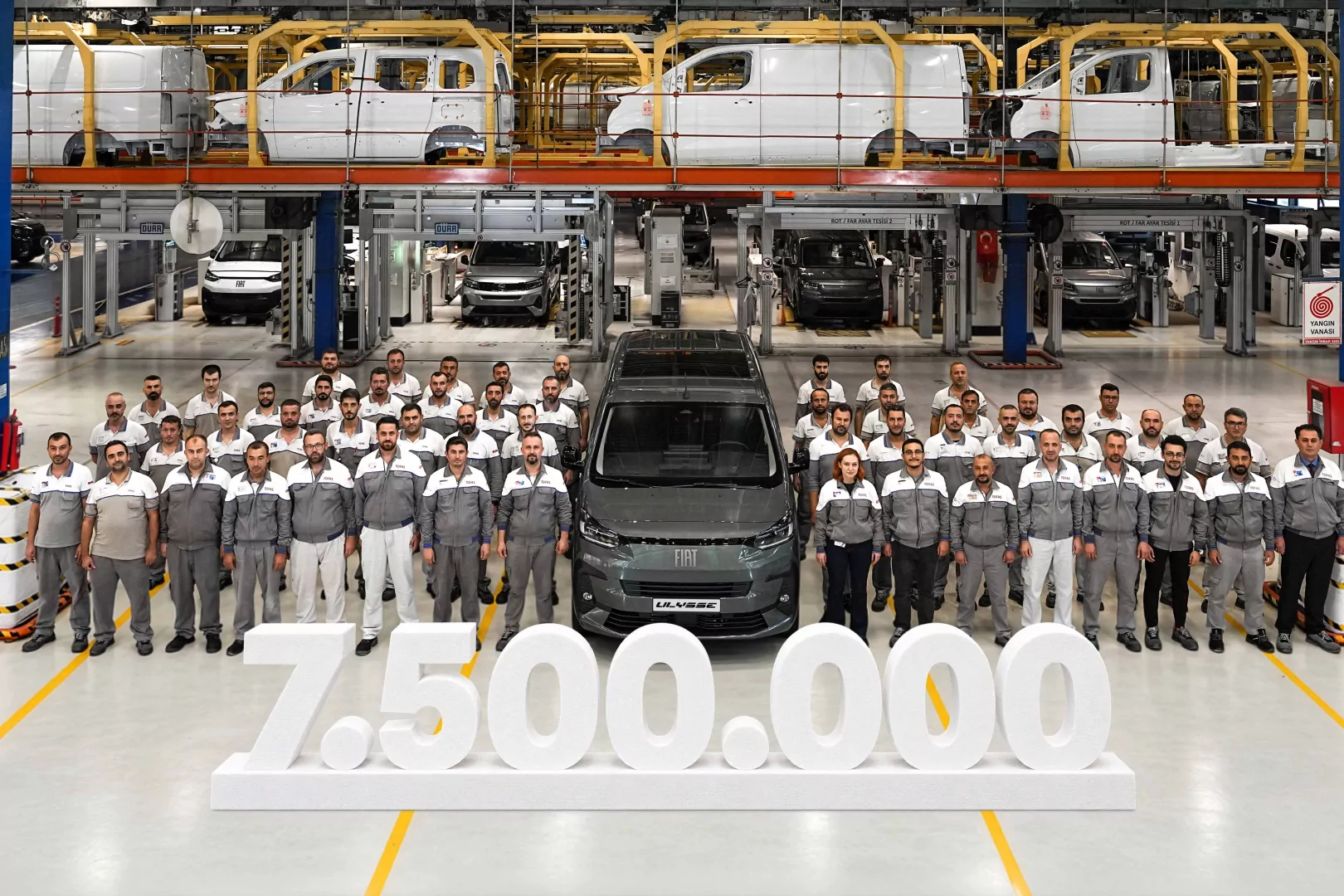 Tofaş’ın 7,5 milyonuncu aracı banttan indi